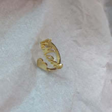 Load image into Gallery viewer, Custom Gold Spiral Ring