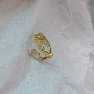 Custom Gold Spiral Ring