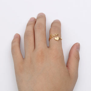 Custom Gold Spiral Ring